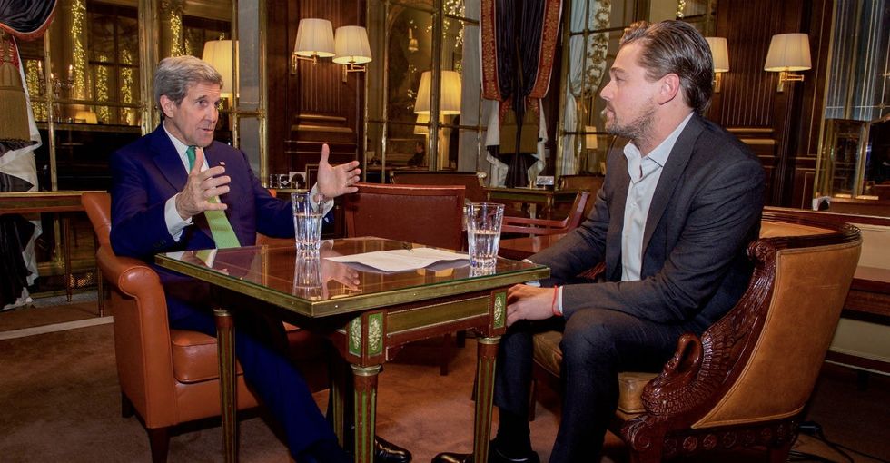 Why I'm loving that John Kerry and Leonardo DiCaprio hung out in Paris together.