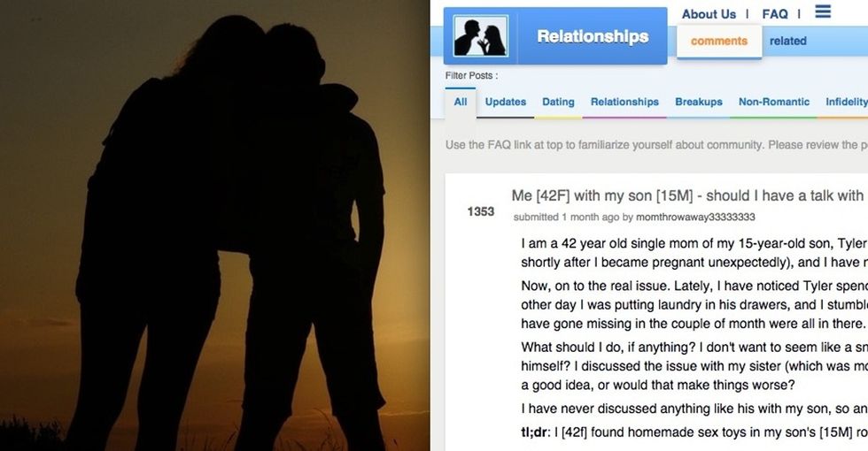 After finding her son's sex toys, this mom took the perfect course of action.