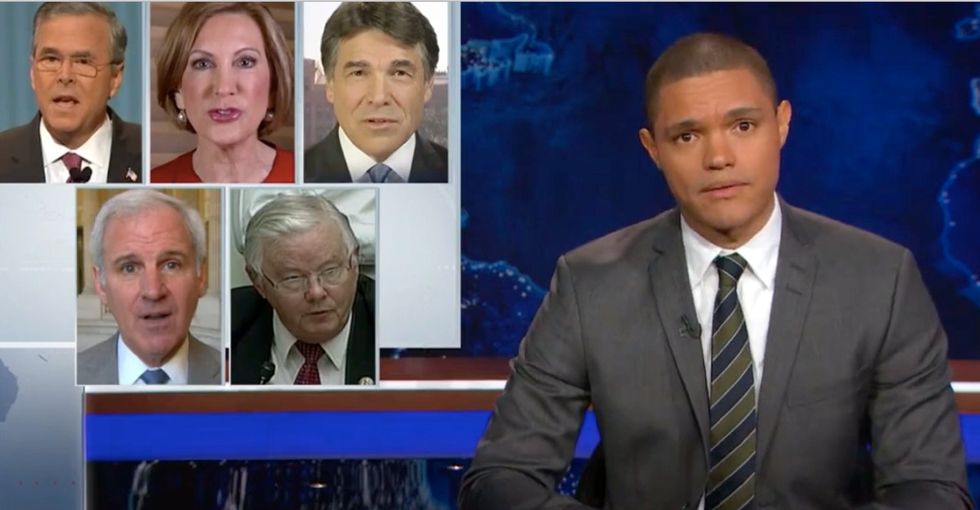 Trevor Noah points out the hypocrisy of being pro-life and anti-gun-control.