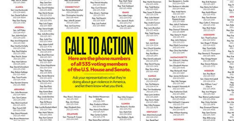 That time People magazine got serious about gun violence and encouraged readers to do something