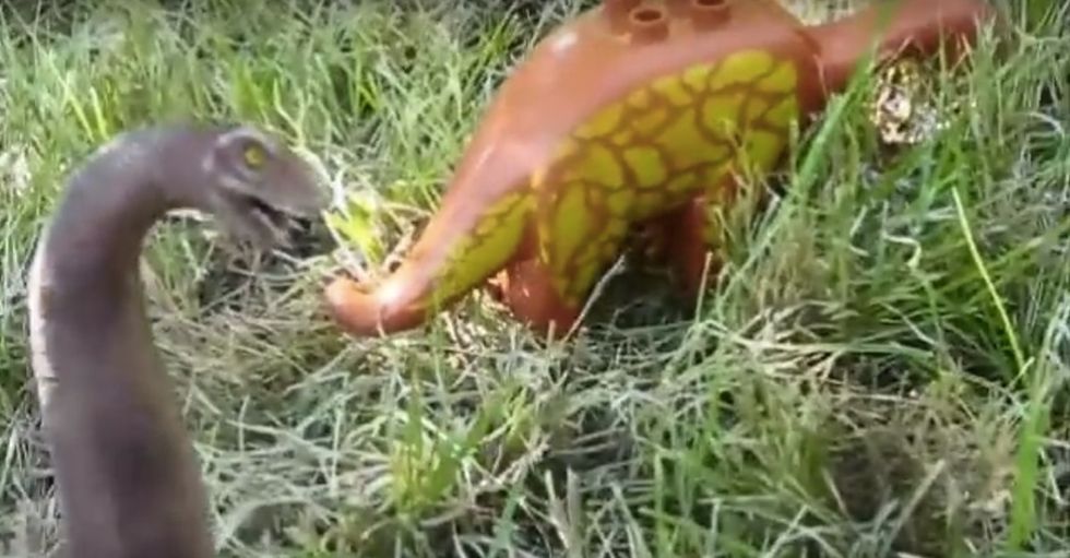 The kid who puts videos of his toy dinosaurs on YouTube is the purest thing on the Internet.