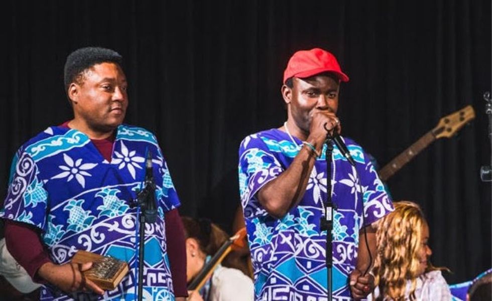 At first, he was afraid to sing. Now it's helping him heal his emotional wounds.