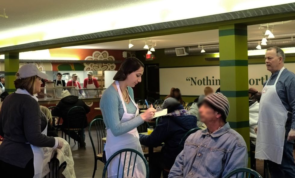 A soup kitchen disguised as a restaurant is making a big difference in