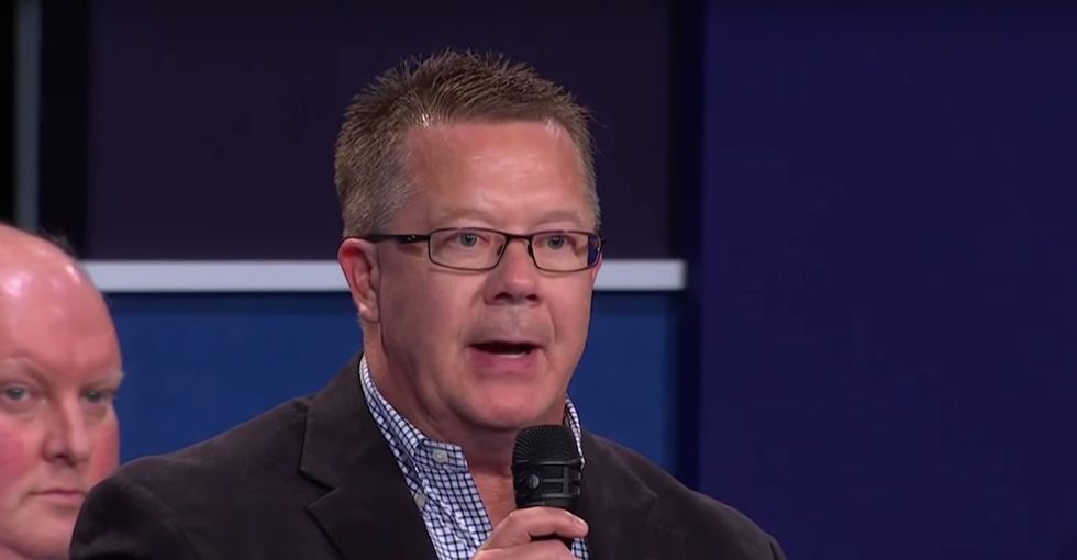Meet the Midwestern dad who asked Trump and Clinton to compliment each other.