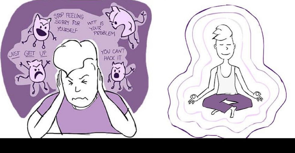 Coping with depression is hard. This poignant comic shows one woman's journey.