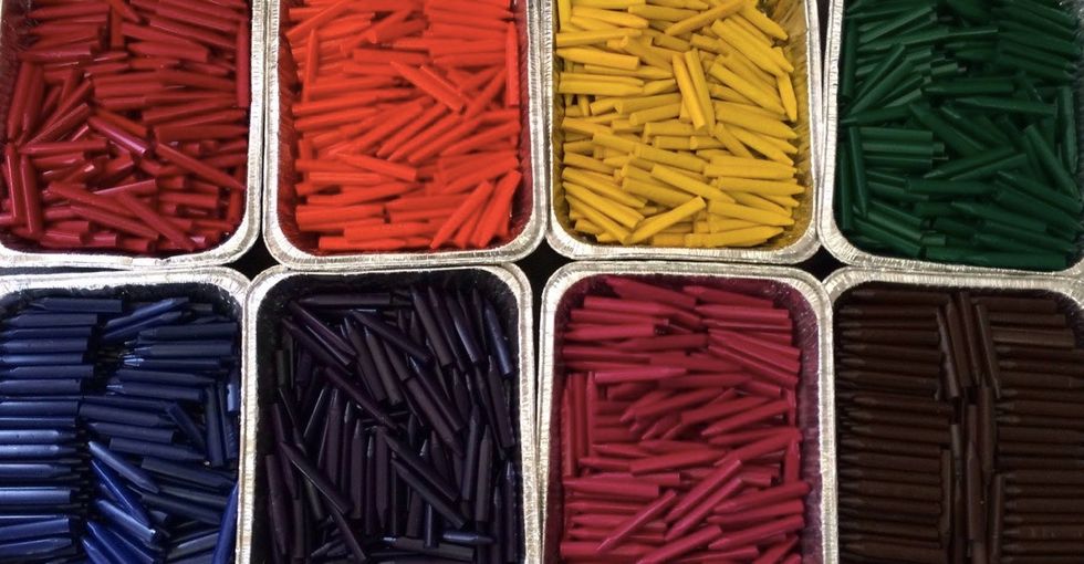 What happens to restaurant crayons? This dad found out and decided to do something about it.