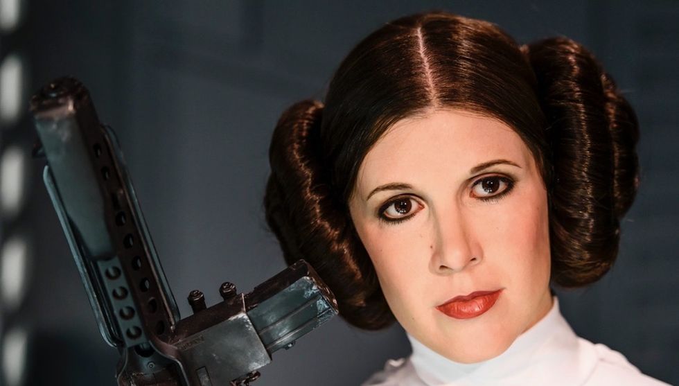 She's the heroine of the Star Wars universe, so why was she erased from this children's shirt?