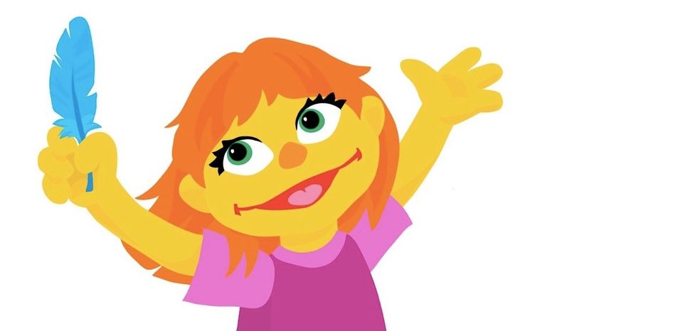 Julia is the first 'Sesame Street' character with autism. See how she's bringing kids together.