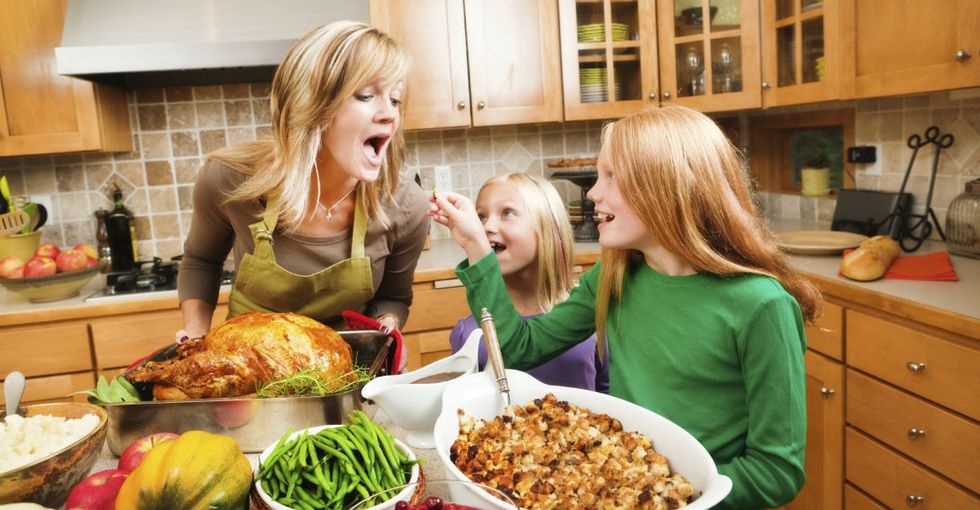 How we celebrate Thanksgiving, as told by 12 absurd stock photos.