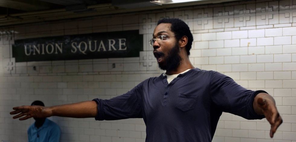 After their subway performance, 3 singers received a thank you note they'll never forget.