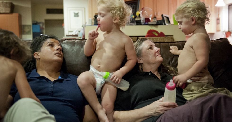 After adopting 7 kids, this lesbian couple is advocating for unconditional love.