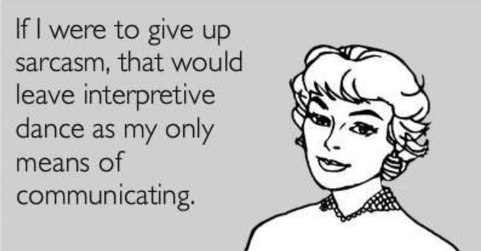 Need to get the creative juices flowing? Try a dose of sarcasm.