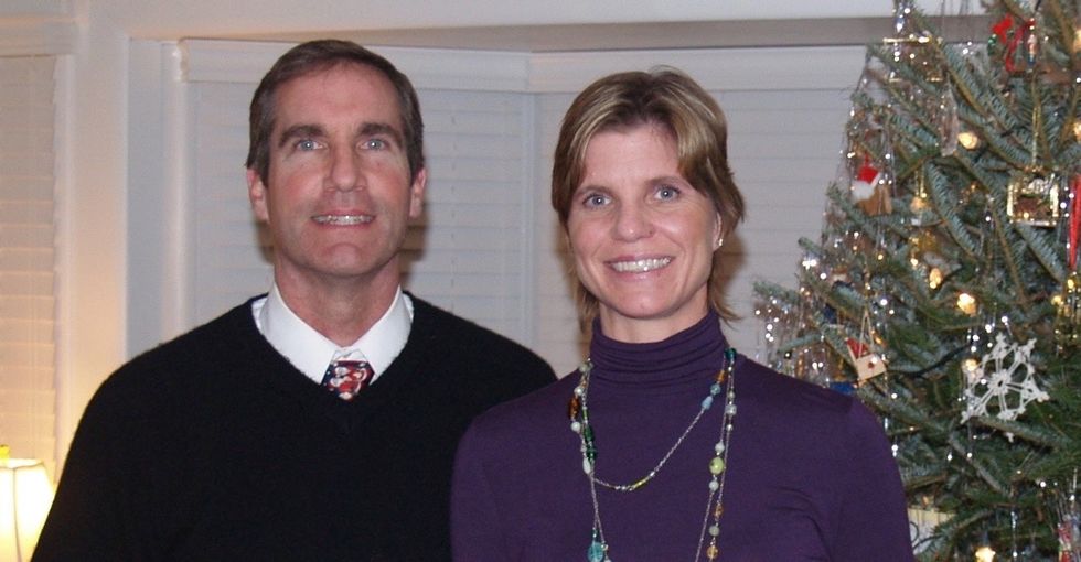 Her husband's disease isn't covered by the VA. So she's sharing his story.