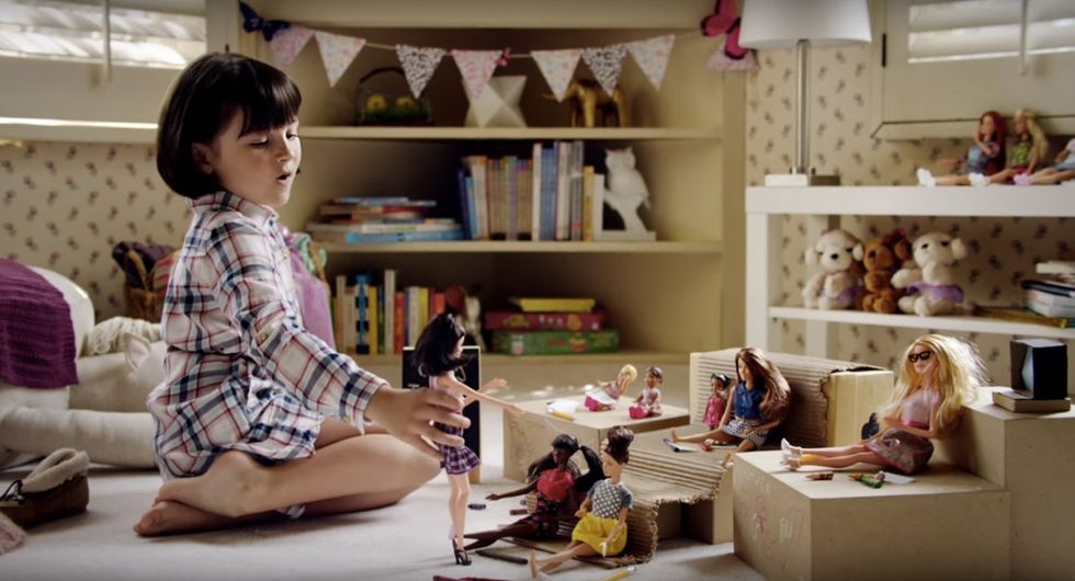 A clever, cute ad that shatters gender stereotypes ... by Barbie? Yep.