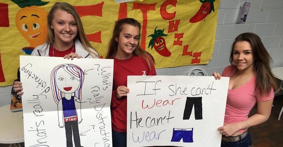 Have you ever worn leggings? Then you don't belong in class, says this Florida principal.