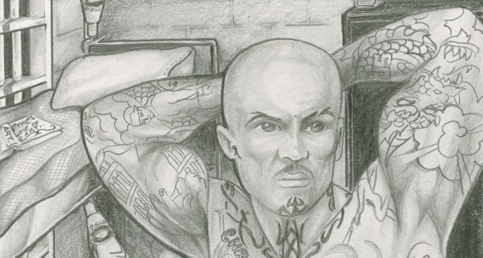 6 beautiful drawings by LGBTQ inmates that illustrate life in prison.