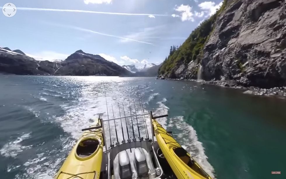 A powerful 360° immersive video tour of Alaska's gorgeous melting glaciers, narrated by Jared Leto.