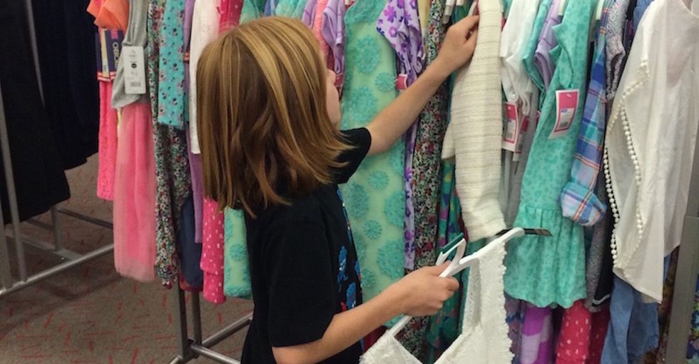What happened when this kid wore a dress to his grandma's funeral.