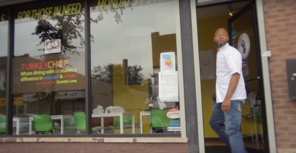 A selfless chef won a reality game show and used the prize money to feed his community.