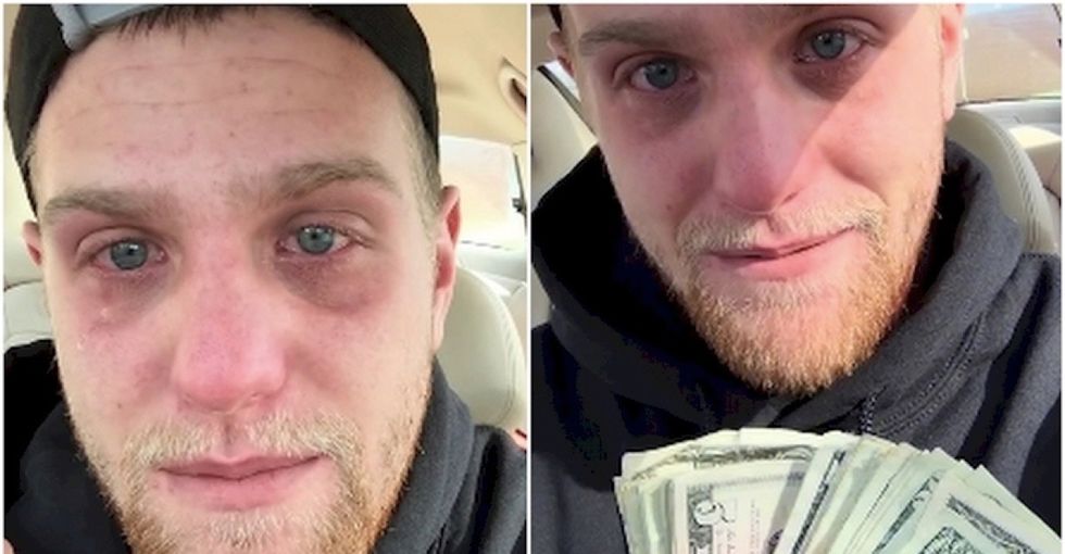 A $700 tip? This pizza delivery driver got it just when he needed it most.