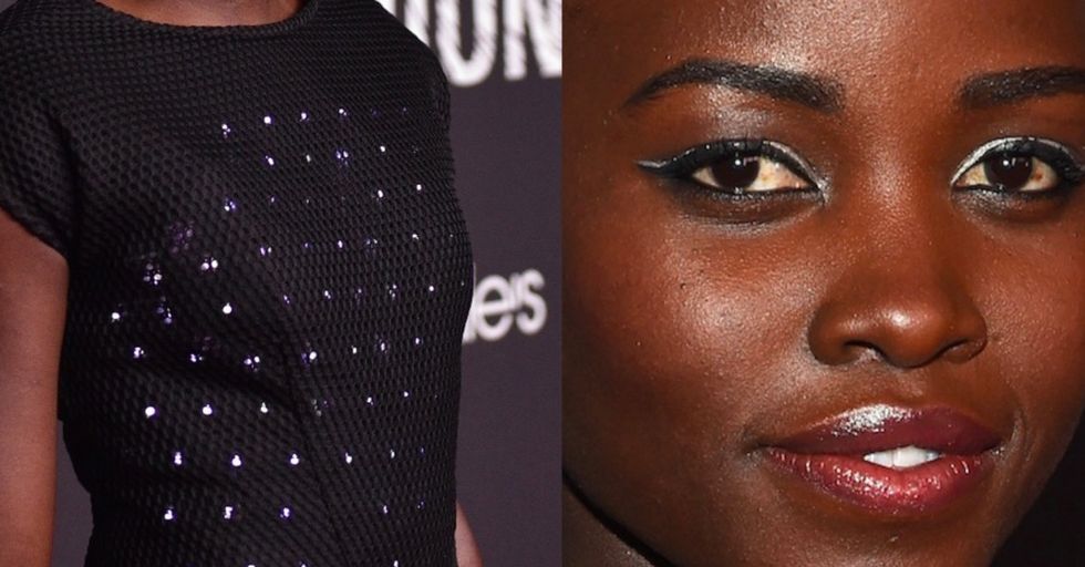 Lupita Nyong'o wore a light-up dress programmed by young women, and it was stunning.