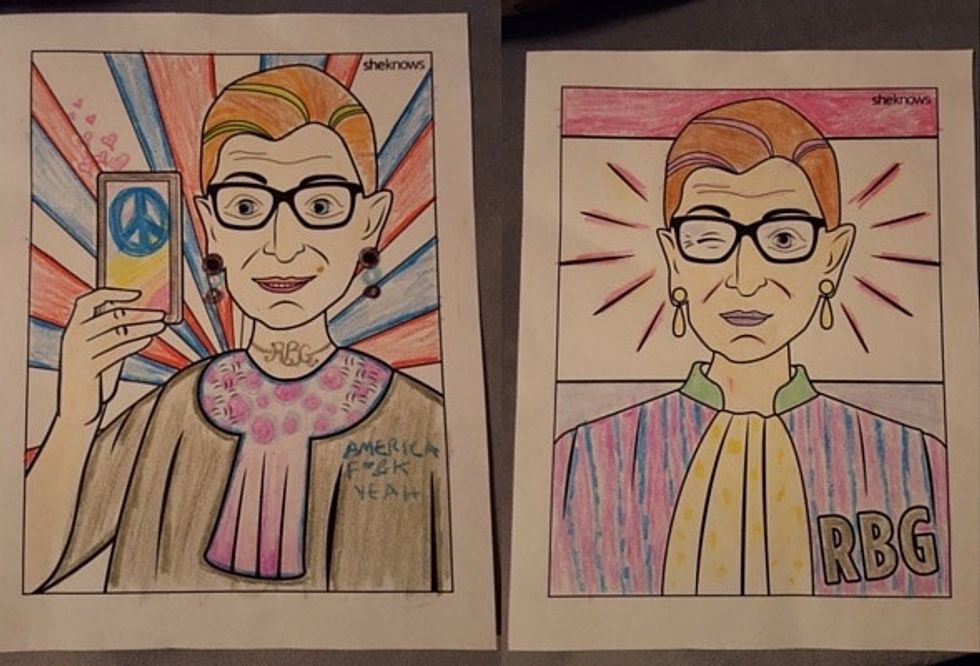 There S A Ruth Bader Ginsburg Coloring Book For Those Who Want To Color