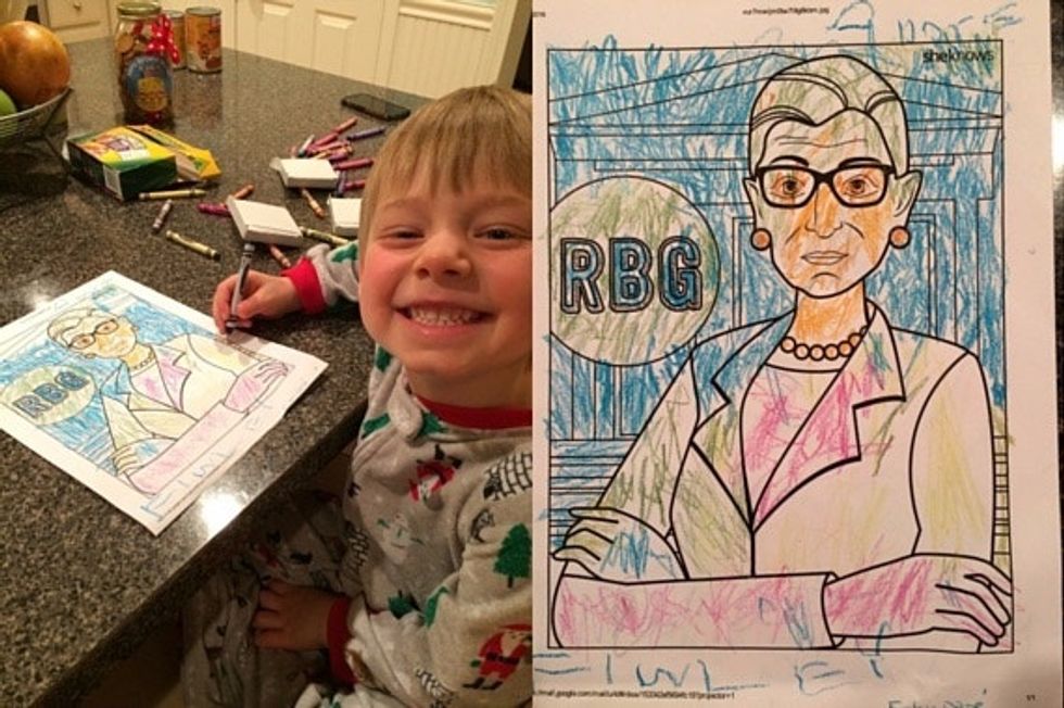 There S A Ruth Bader Ginsburg Coloring Book For Those Who Want To Color