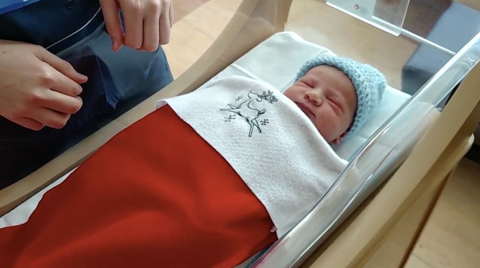 One hospital's December tradition brings people together in the most adorable way.