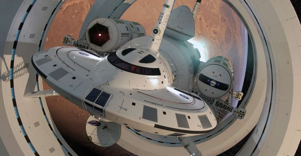 A NASA scientist designed a ship that could theoretically travel at 'Star Trek' speeds.