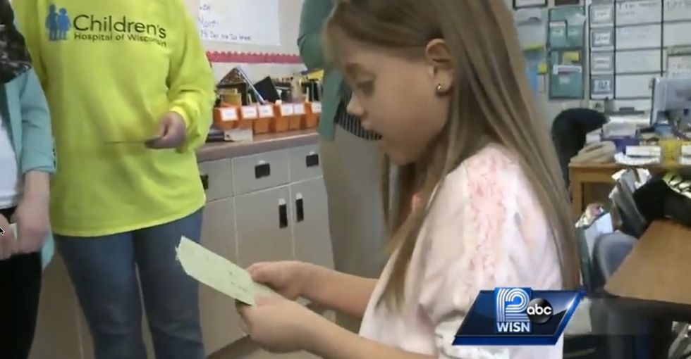 This first-grader needed a special kind of help. So her teacher gave her the gift of life.