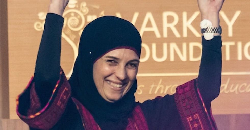 The pope announced this woman as 'World's Best Teacher.'