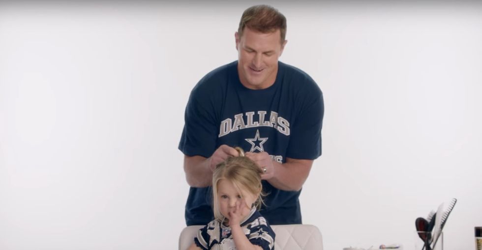 This adorable daddy-daughter Super Bowl ad will give you all the feels.