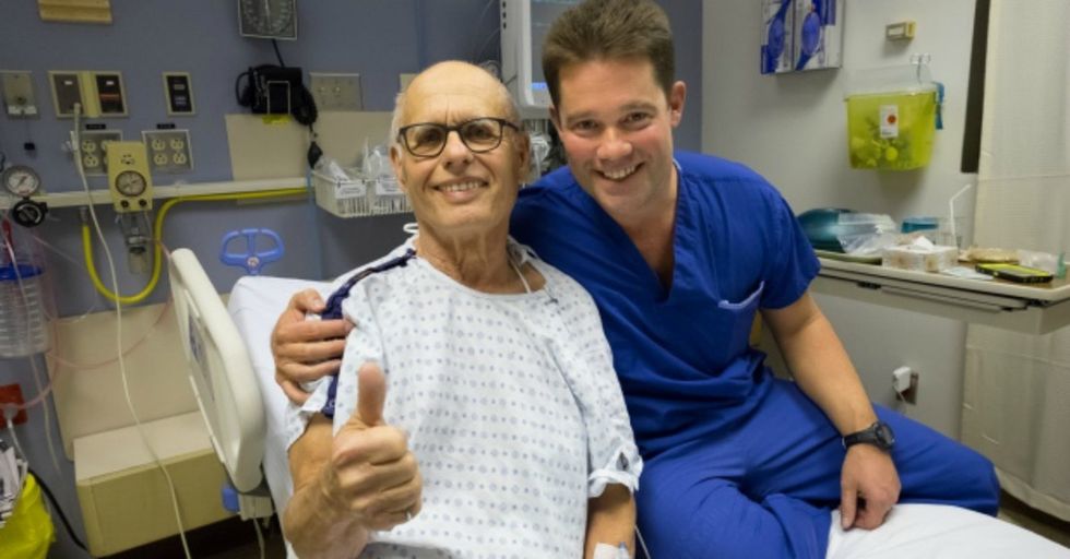 Talk about a rush job: A heart surgery done in 19 minutes instead of hours saved his life.