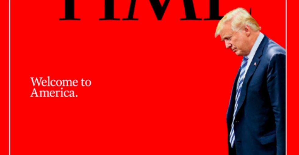 Time magazine's new cover is a chilling representation of Trump's border policy.