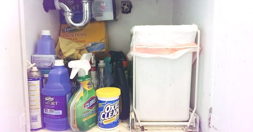 Why companies don't show the ingredients in their cleaning products.