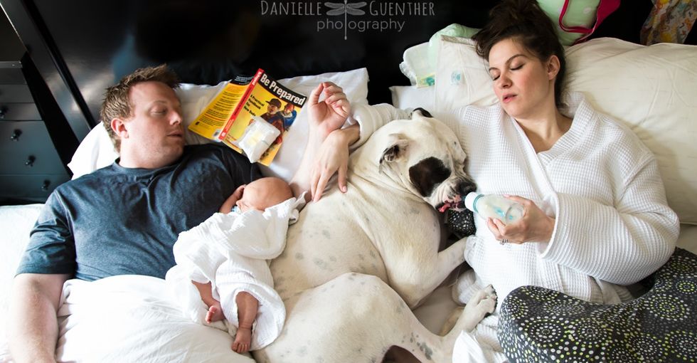 18 realistic family photos. Because we know parenting isn't picture-perfect.