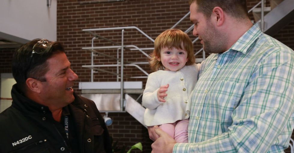Why this 1-year-old's private plane ride from a hospital was a special one.