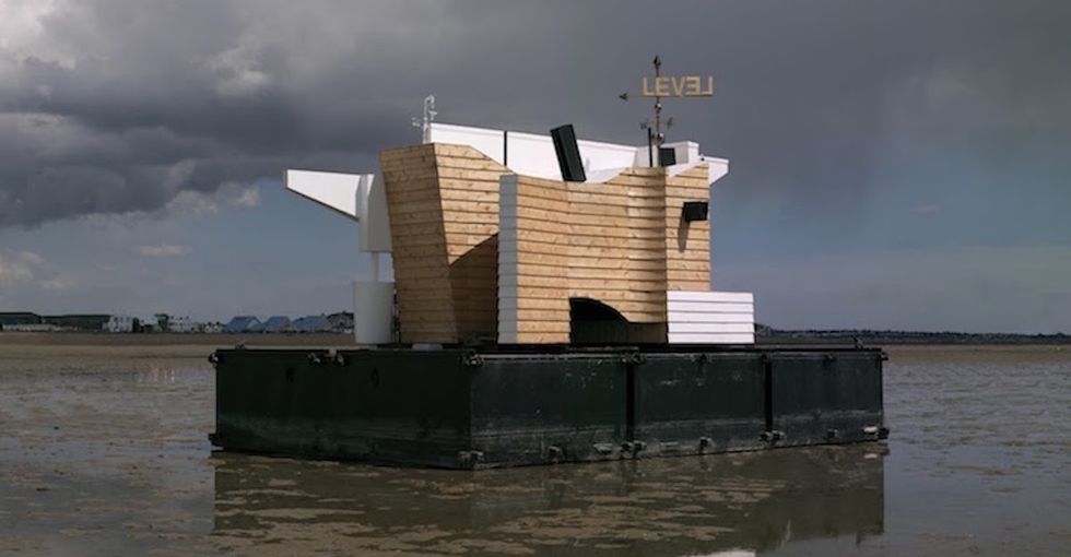 See 8 photos of the floating house that could save lives someday.