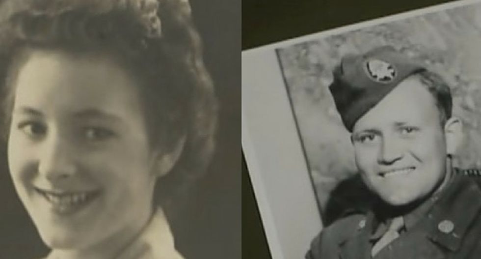 A beautiful WWII love story gets a happy ending after 70 years.