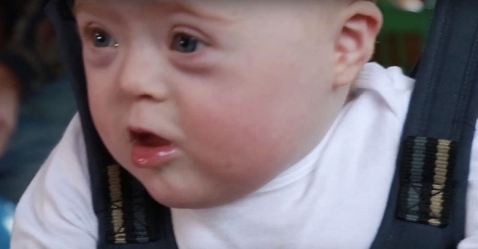 How a system of ropes and pulleys may change the lives of babies with Down syndrome.