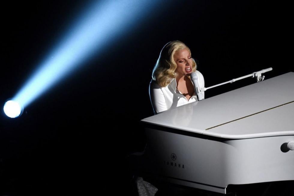 Lady Gaga just gave one of the most emotionally powerful performances in Oscar history.