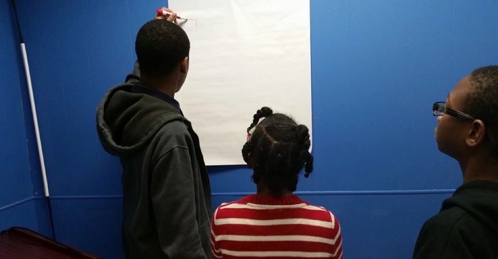 Who knew teaching a kid to code for a week would have such a huge impact on their grades?