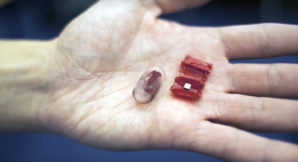 How a self-folding robot is making science easier to swallow. Literally.