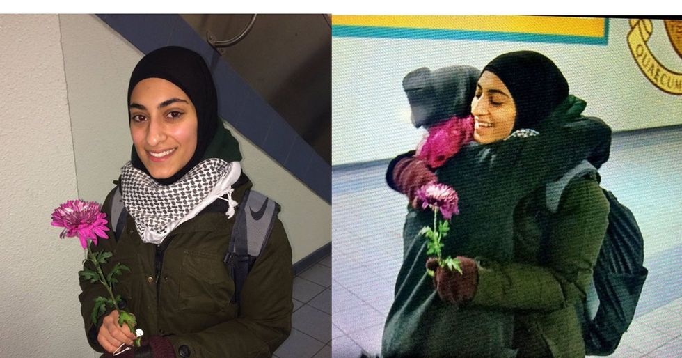 A man threatened 2 Muslim women. These Canadians responded with flowers.
