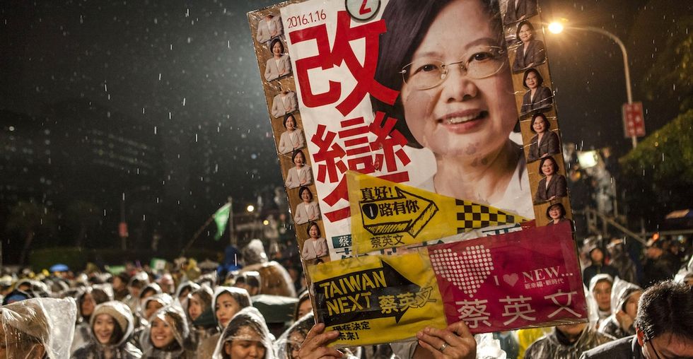 Taiwan just elected its first female president, and she's a total badass.