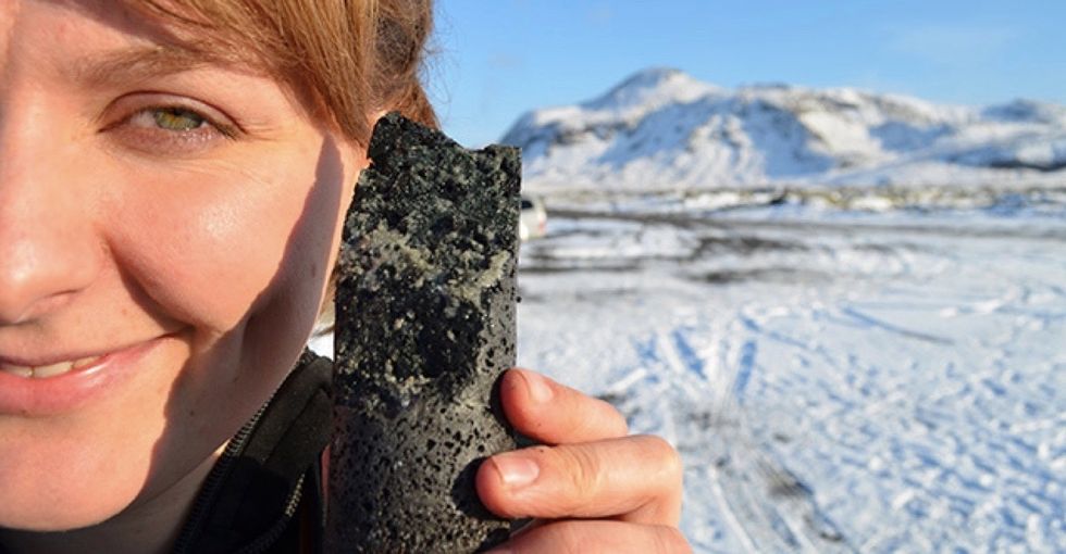 How scientists in Iceland turned harmful greenhouse gases into rocks.