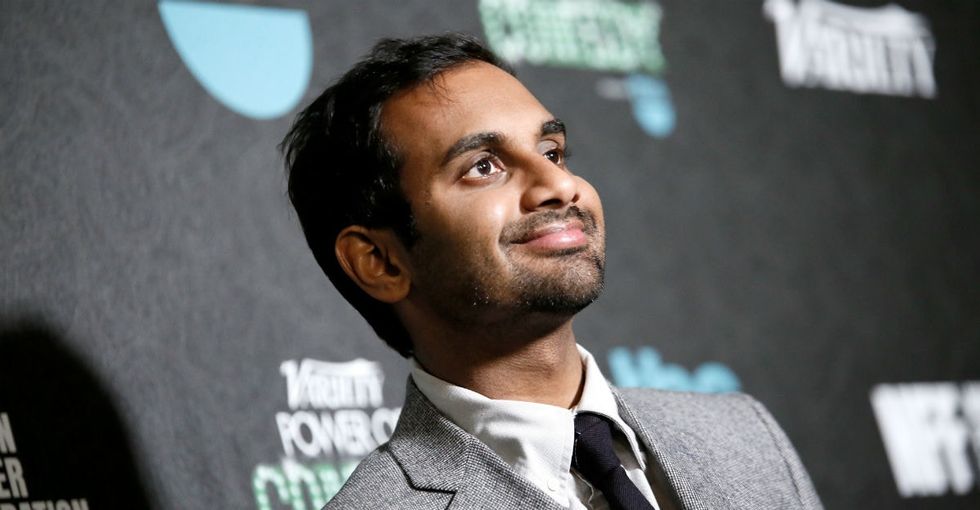 Aziz Ansari thanked Netflix for getting 'what diversity really is' in a candid speech.