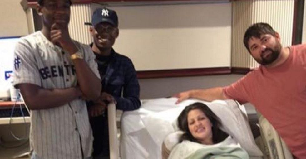 Two awesome strangers brought gifts for a newborn baby after receiving a misdirected text