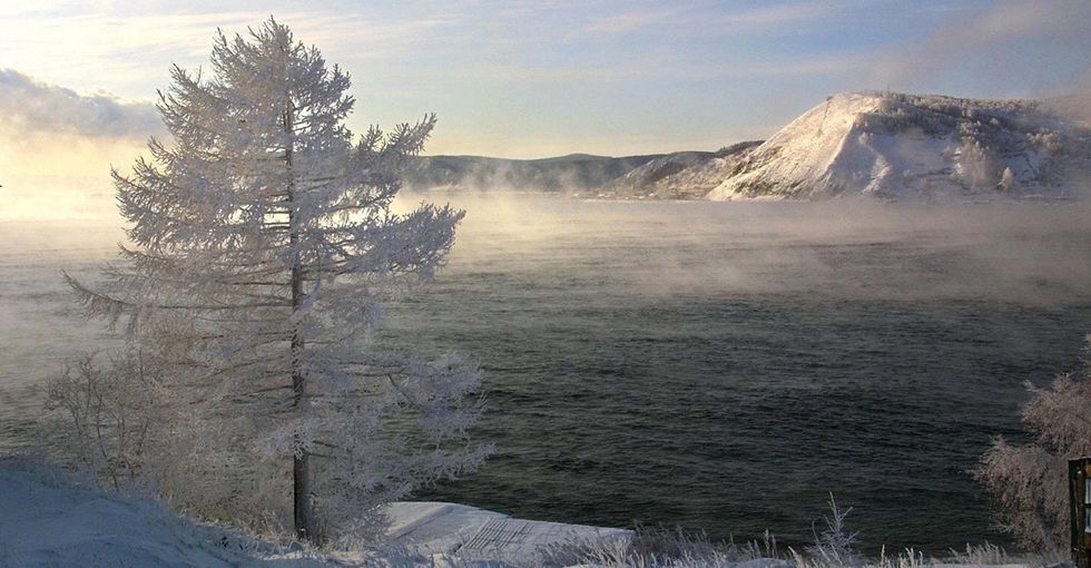How the world's deepest lake and chilly weather created a can't-miss musical performance.