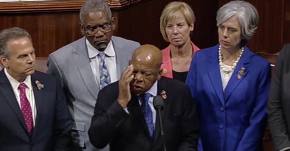 Don't miss the emotional, historic sit-in protest happening on the House floor right now.